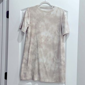 Women’s Elbow Sleeve Knit T-Shirt Dress in Tie Dye by A New Day